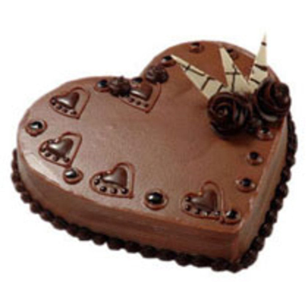 2 Kg Heartshape Chocolate Cake