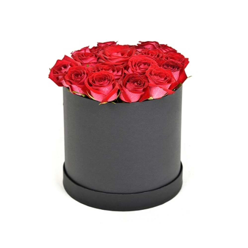 Modern red roses bouquet